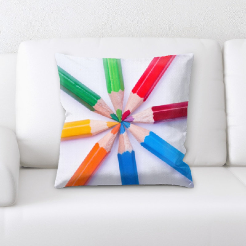 Microsuede Throw Pillow