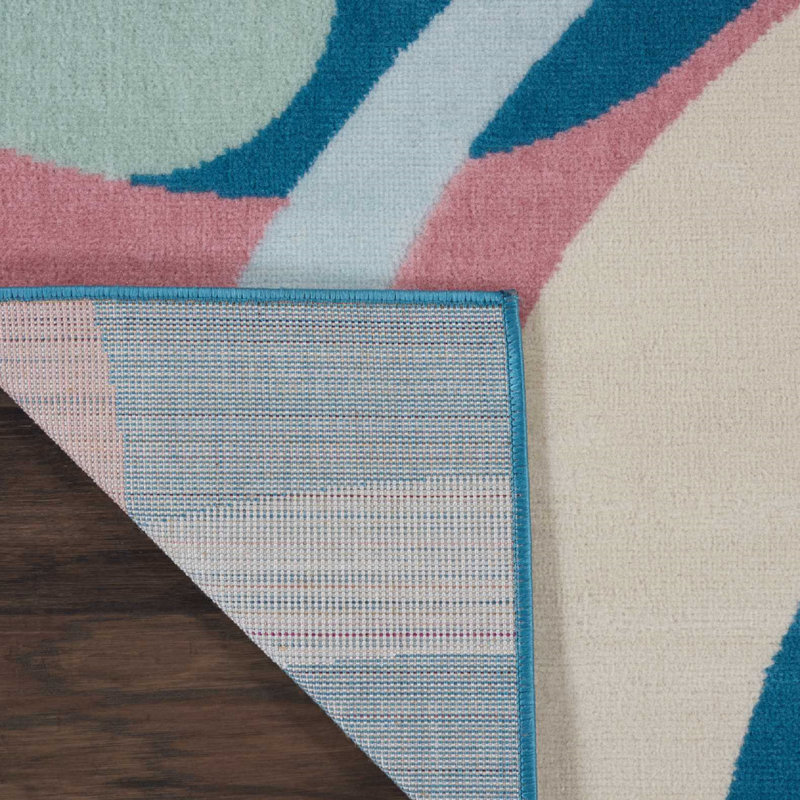 Lindall Abstract Indoor Rug, Rectangle 5'3" x 7'3"
