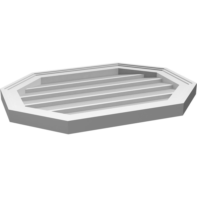 Évent horizontal gondole allongé en surface octogonal Signature, H 18 po x l 24 po x P 1,5 po