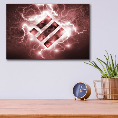 «Crypto Eclipse Binance Bnb» par Epic Portfolio, art mural en verre acrylique