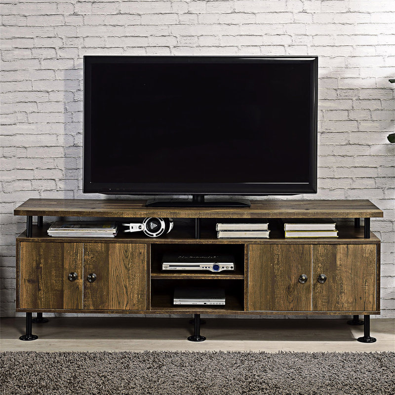 Meuble télé avec compartiment ouvert