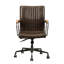 Fauteuil de conférence en cuir véritable Brixham-1633989820