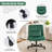 Velvet Criss Cross Armless Office Chair With Wheels, Adjustable Swivel Ergonomic Chair With Extra Pillow For Home Office, Meditation & Makeup Area-1039018456-1039018439