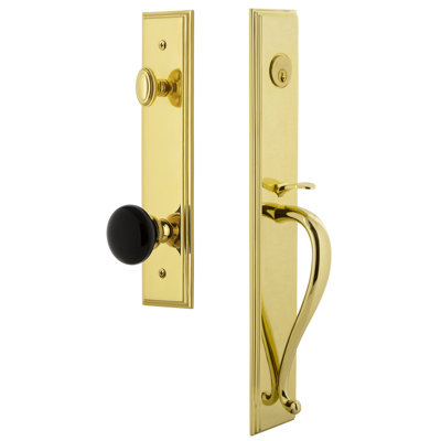 Carré One-Piece Complete Inactive Dummy Handleset with S Grip and Coventry Knob