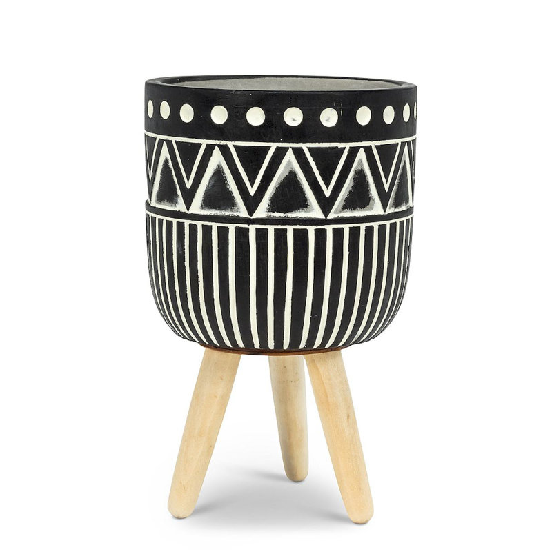 Pot à fleurs Jacklyn, H 4,5 po x l 2,5 po x P 2,5 po