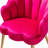Lilly Velvet Barrel Chair-1399549669