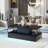 Selenne Coffee Table,cocktail table,living room table with LED lighting, 16 colors and a remote control-1463751720