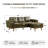 Inayat 84''Wide Reversible Sectional Sofa with Chaise-361666947