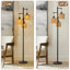 Lampe sur pied en rotin mat 65 po avec interrupteur au pied Asiel-811666108