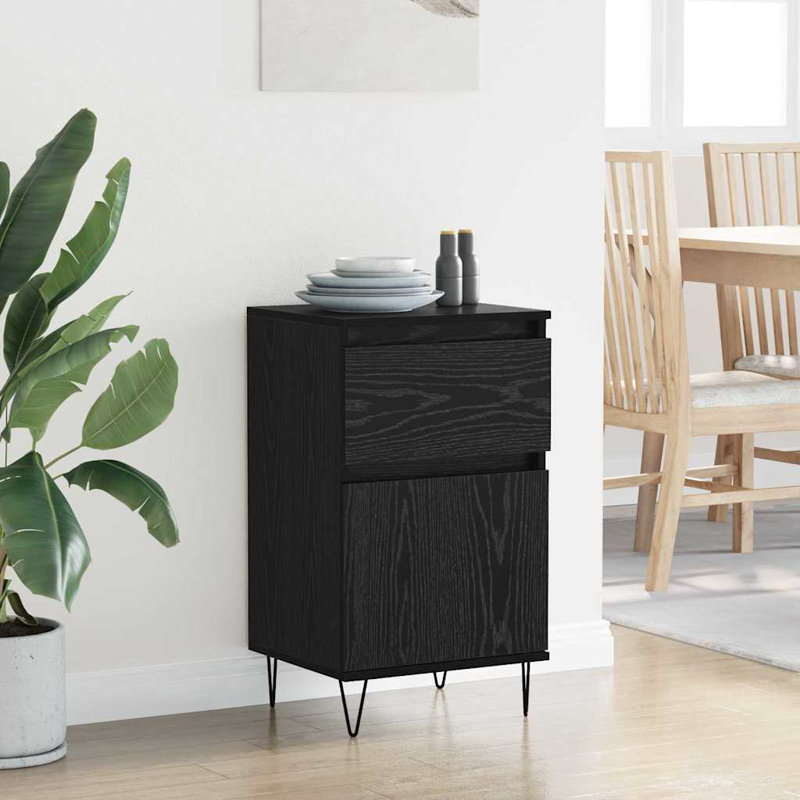 40cm Sideboard, Black Oak