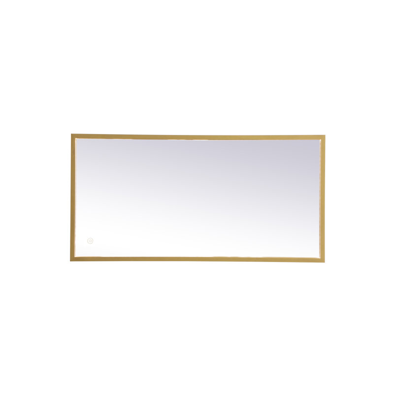 Miroir Piche, Laiton, 18 po x 36 po