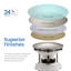 Drain escamotable de lavabo de salle de bain l 2,63 po avec trop-plein-41659899