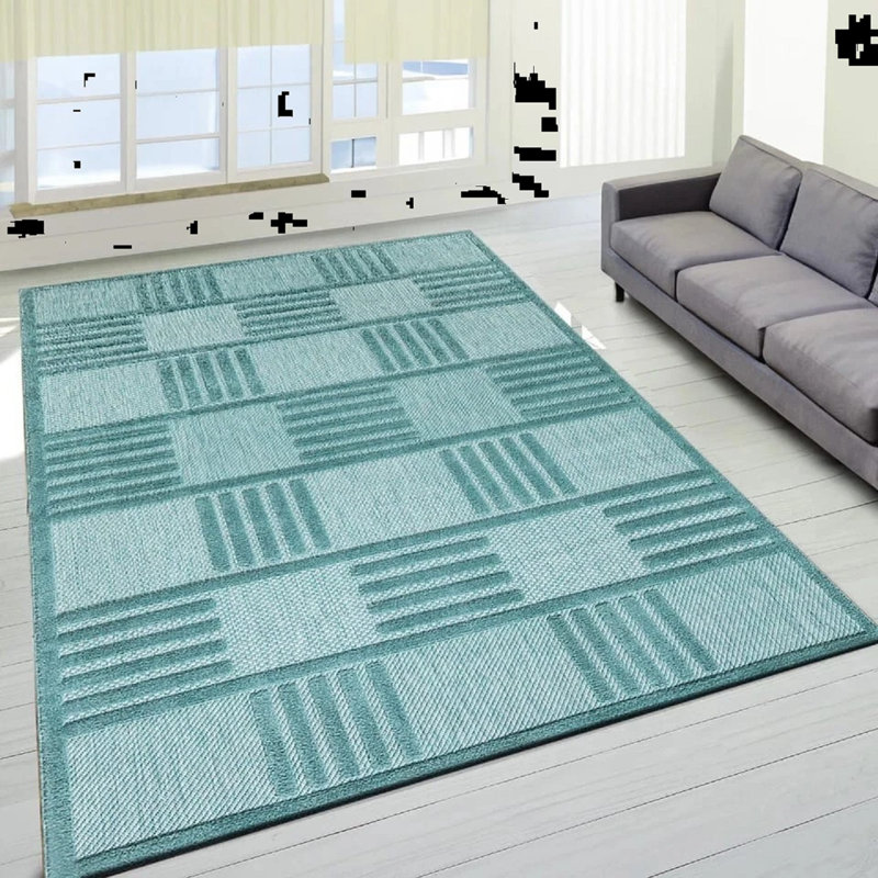 Geometric Area Rug, Rectangle 200 x 290 cm