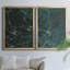 Jade Marble I, ensemble de 2 reproductions encadrées sur toile-1352220208-1352220209