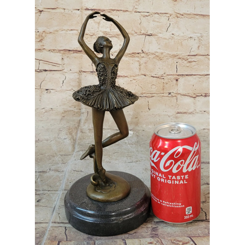 Art déco, enfant mignon, ballerine et bronze