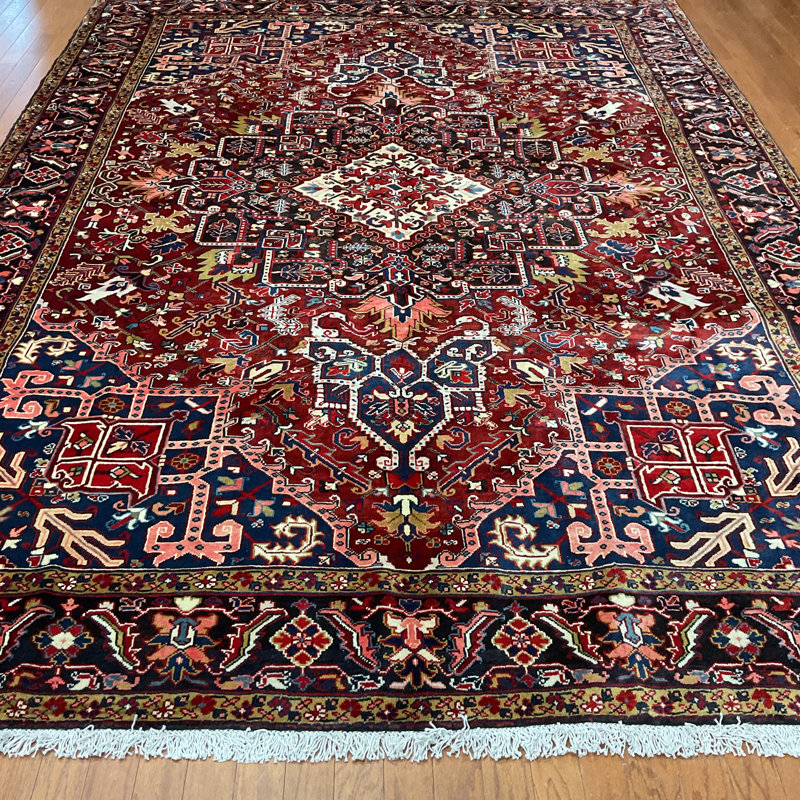 HERAT ORIENTAL Handmade Heriz Wool Rug