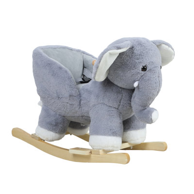 Elephant Plush Rocker With Sweet Music