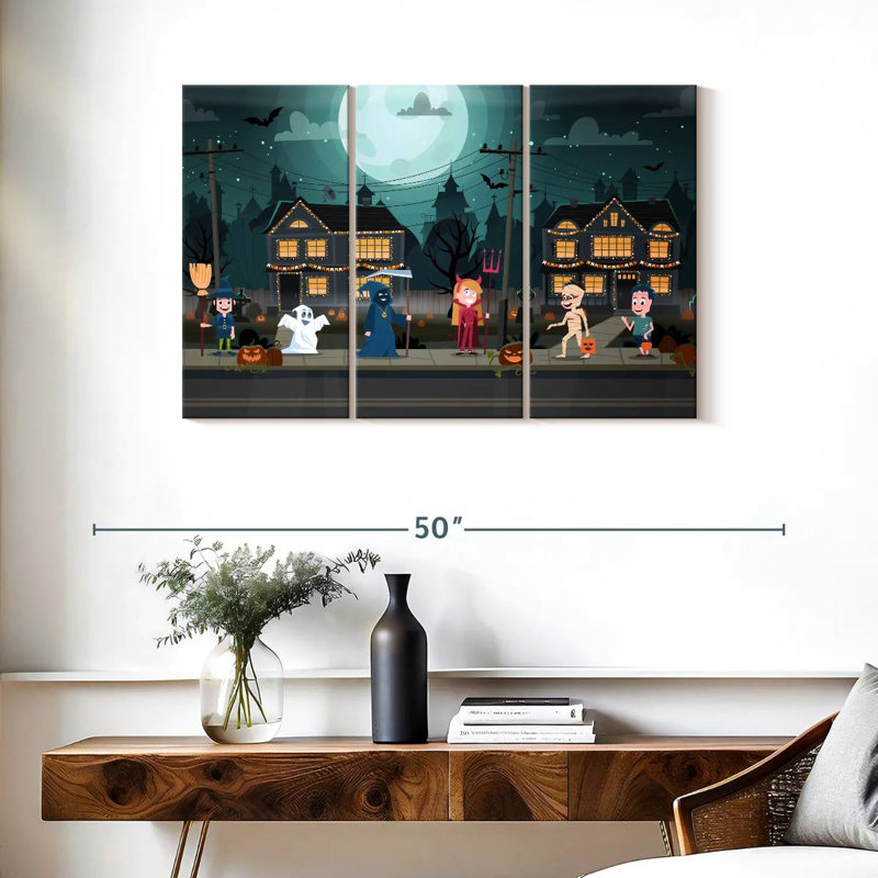 Lelend Kids For Halloween, 24" H x 38" W