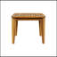 Table basse d'extérieur en bois d'acacia Westin, durable et élégante pour un patio et une terrasse, résistante aux intempéries et au design moderne