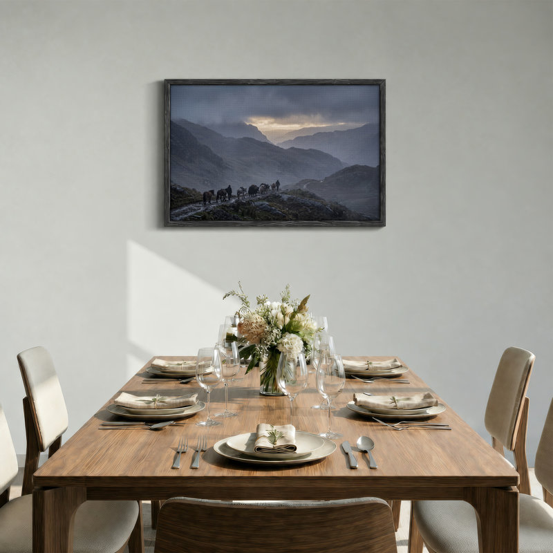 Art mural sur toile Misty, 32"H x 48"W