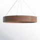 Lottie Single Light Wood Dimmable LED Chandelier