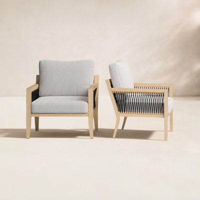 Rooney Acacia Outdoor Lounge Chair