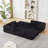 Convertible Chenille Sleeper Sofa with Removable Armrests