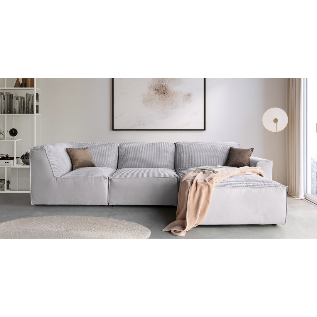 Modul Set-Ecksofa in Cord, Module für individuelle Zusammenstellung (4 Teile) Omberg