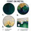 Décoration murale verte en néo expressionnisme de fleurs de bruine rythmiques III - Néo-expressionnisme-1018302317