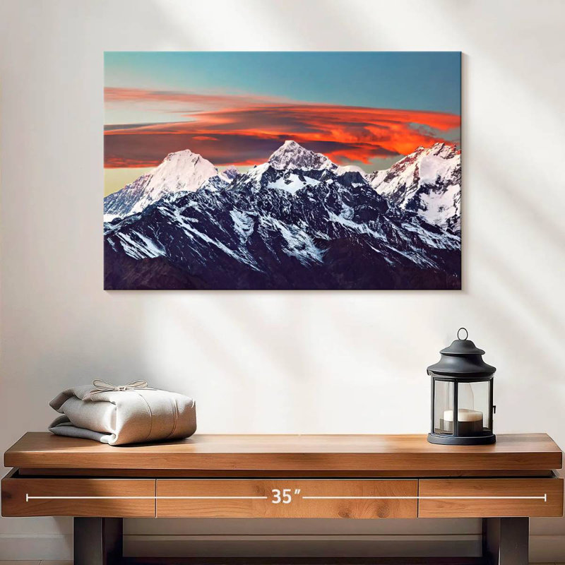 Alvord Himalayan Sunset, 16" H x 24" W