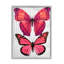 Papillons roses modernes encadrés sur bois, impression-1544545403-1544545404