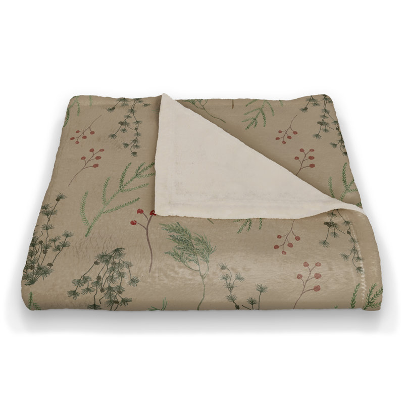Hand Woven Throw Blanket, Brown