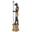 Statue égyptienne Horus avec piédestal