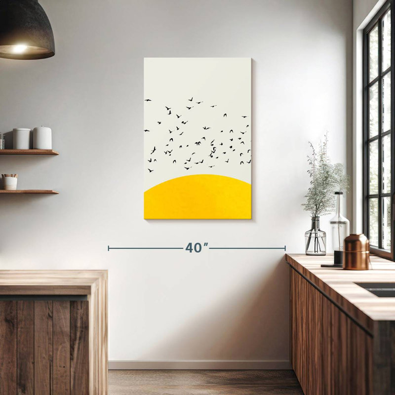 Oberle A Thousand Birds, 36" H x 24" W