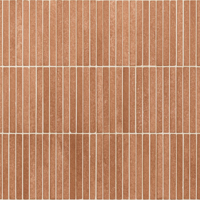 Verona 11.73 In. X 11.73 In. Matte Terracotta Mosaic Floor And Wall Tile (5.7 Sq. Ft. / Case)