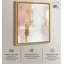 Lueur dorée sur toile rose, ton de terre abstrait par Art Remedy-113291712-113291707