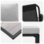  Garden Sofa Set 6 Pcs Black Steel
