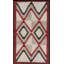 Antique Grey and Red Native American Navajo Flatweave Rug