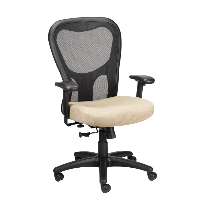 Tempur-Pedic TP9000C Mesh Swivel Task Chair with Tempur Material, Cooling Gel Layer, Adjustable Armrests, and Lumbar Support