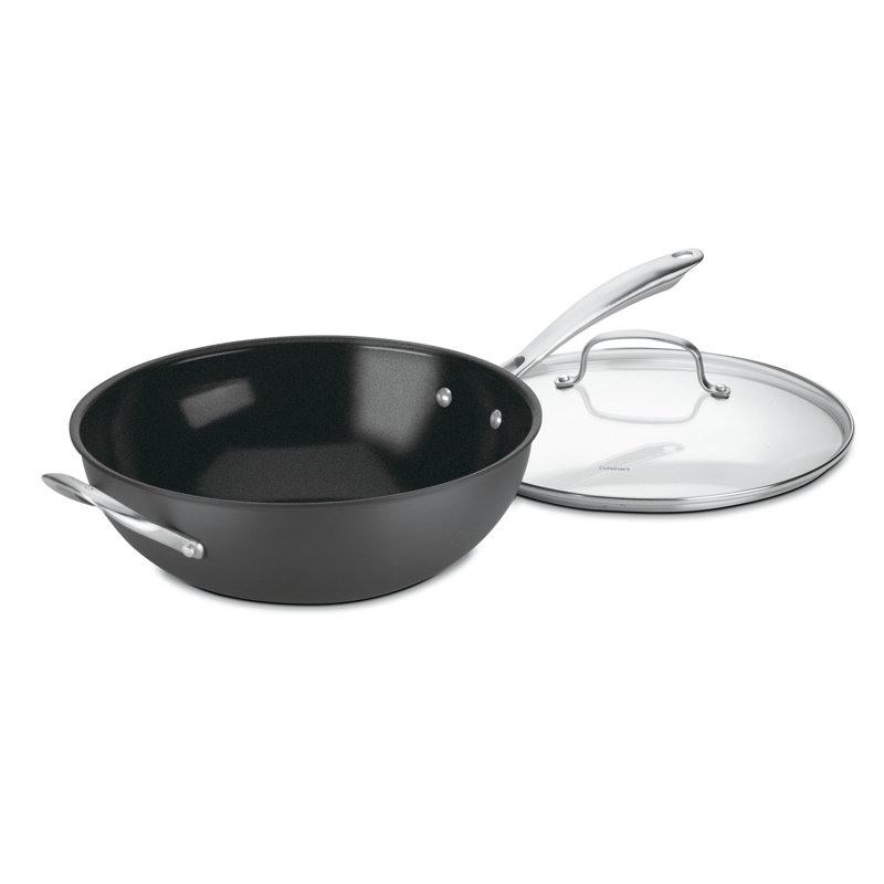 Wok 12 po avec couvercle en verre Cuisinart