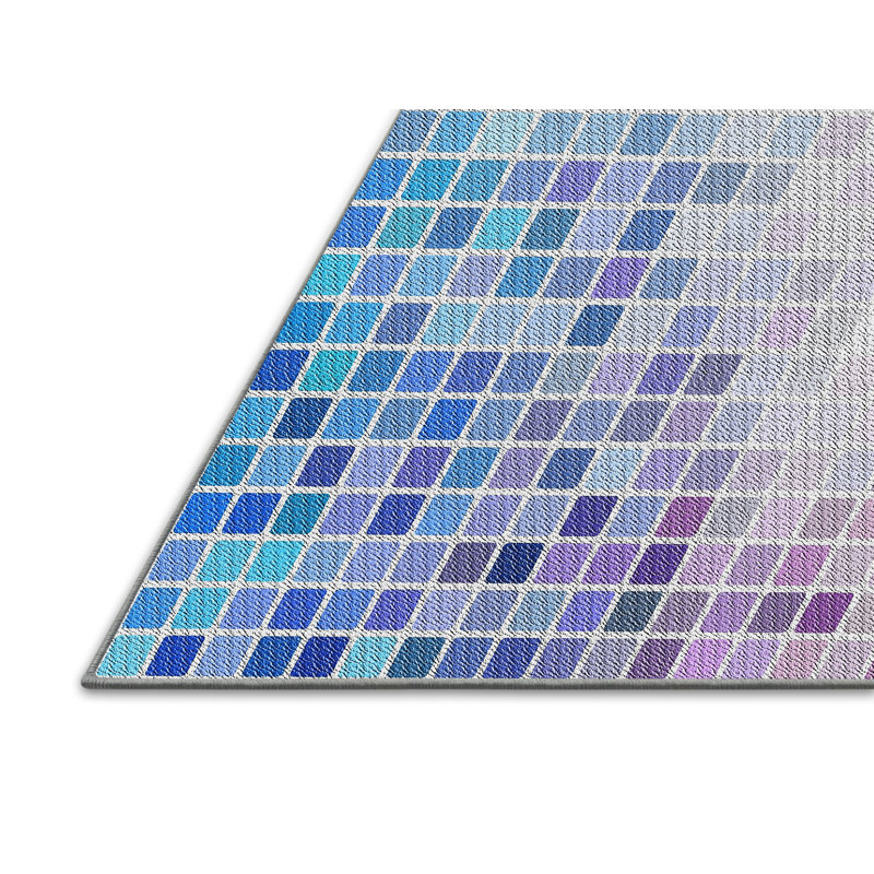 Geometric Indoor Rug, Rectangle 2' x 3'