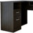 47" Light Gray L Shape Computer Desk With Two Drawers-1305123558