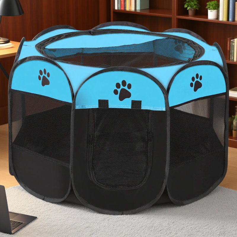 Grand parc portatif pour chien