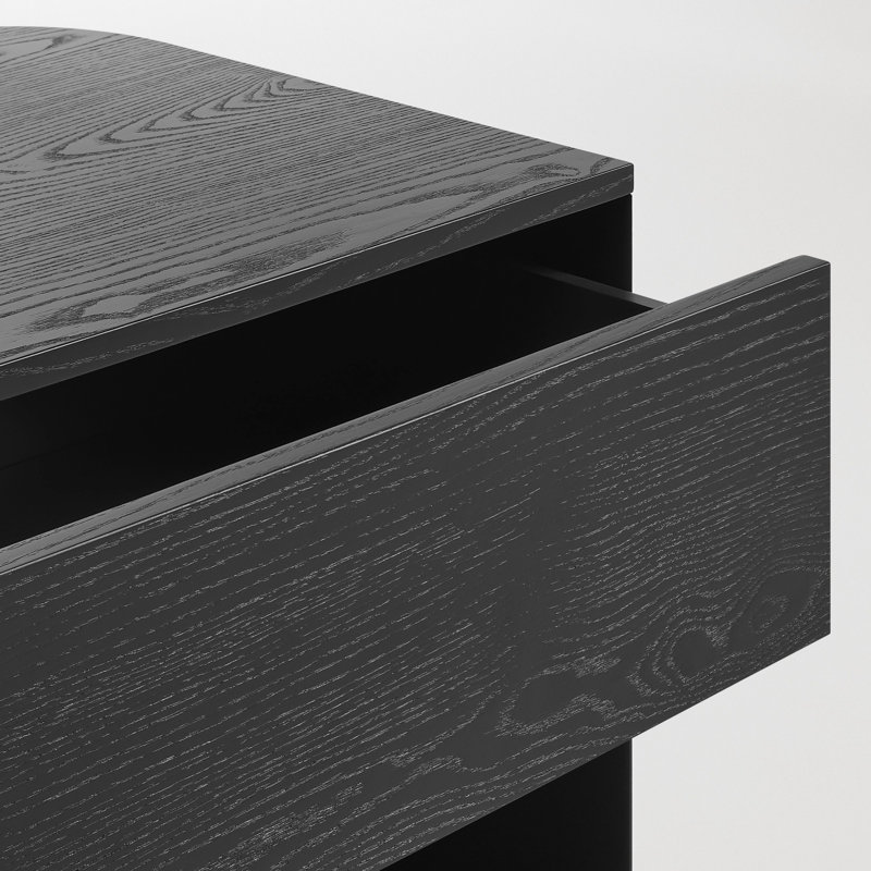Dally 1 - Drawer Nightstand, Black