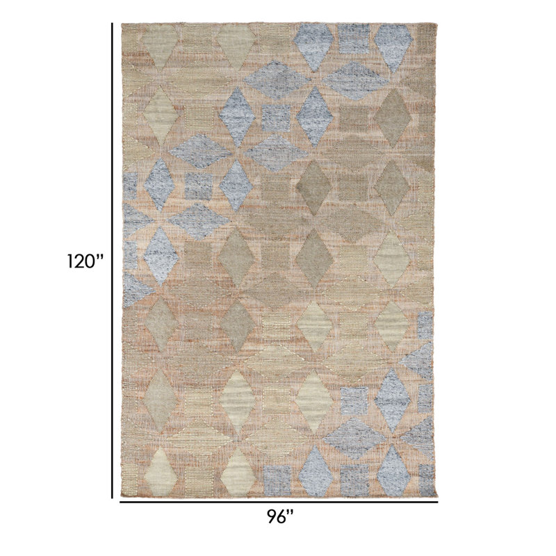 Tapis tissé à la main La Jolla, Rectangle 8 pi x 10 pi