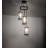 3 - Light Dimmable Cylinder Chandelier