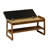 Faux Leather Upholstered Solid Wood Flip Top Entryway Storage Bench-1522609440