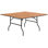Table de banquet pliante en bois Wofford