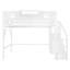 Grand escalier de garde-robe en métal blanc-1258522411