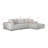Clairah 2 - Piece Upholstered Boneless Sectional-478627140-478627161